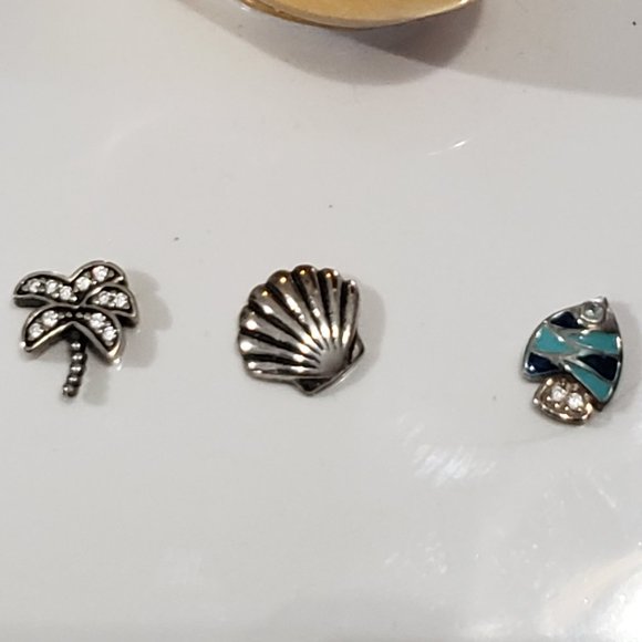 Pandora Tropical Paradise Floating Locket Petites Set - Picture 2 of 7